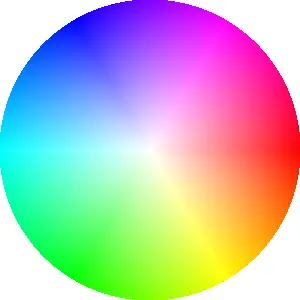 A perfect color wheel.