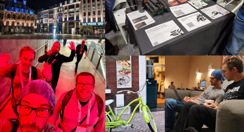A collage of images from my time at DrupalCon Lille 2023