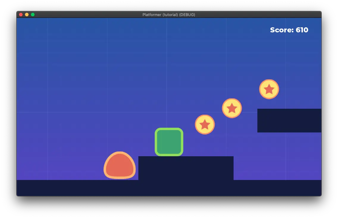 A platform game created in godot, based on some tutorials.