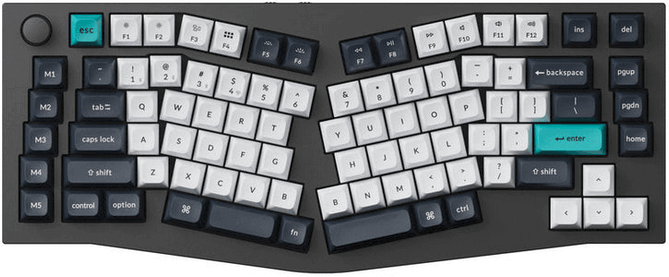 Keychron Q10: A 75% Alice keyboard.