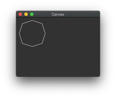 Drawing Shapes With The Tkinter Canvas Element In Python code